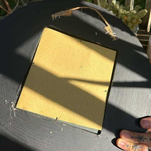 Vintage Handcrafted Sun and Moon Celestial Wall Mirror 13" - Picture 9 of 16